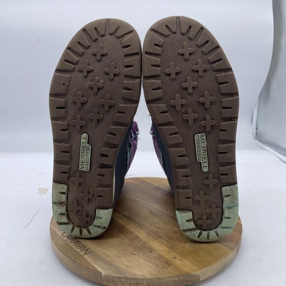 Merrell Snow Crush Boots Womens 6M Purple Gray Waterproof Insulated Winter - Picture 8 of 11